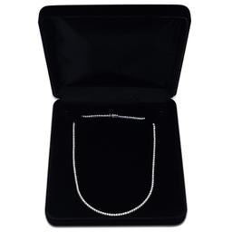 14K White Gold Setting with 9.66ct Diamond Necklace