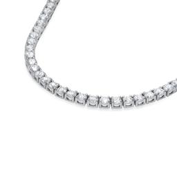 18K White Gold and 16.63ct Diamond Necklace