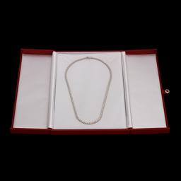 18K Gold 4.39ct Diamond Necklace