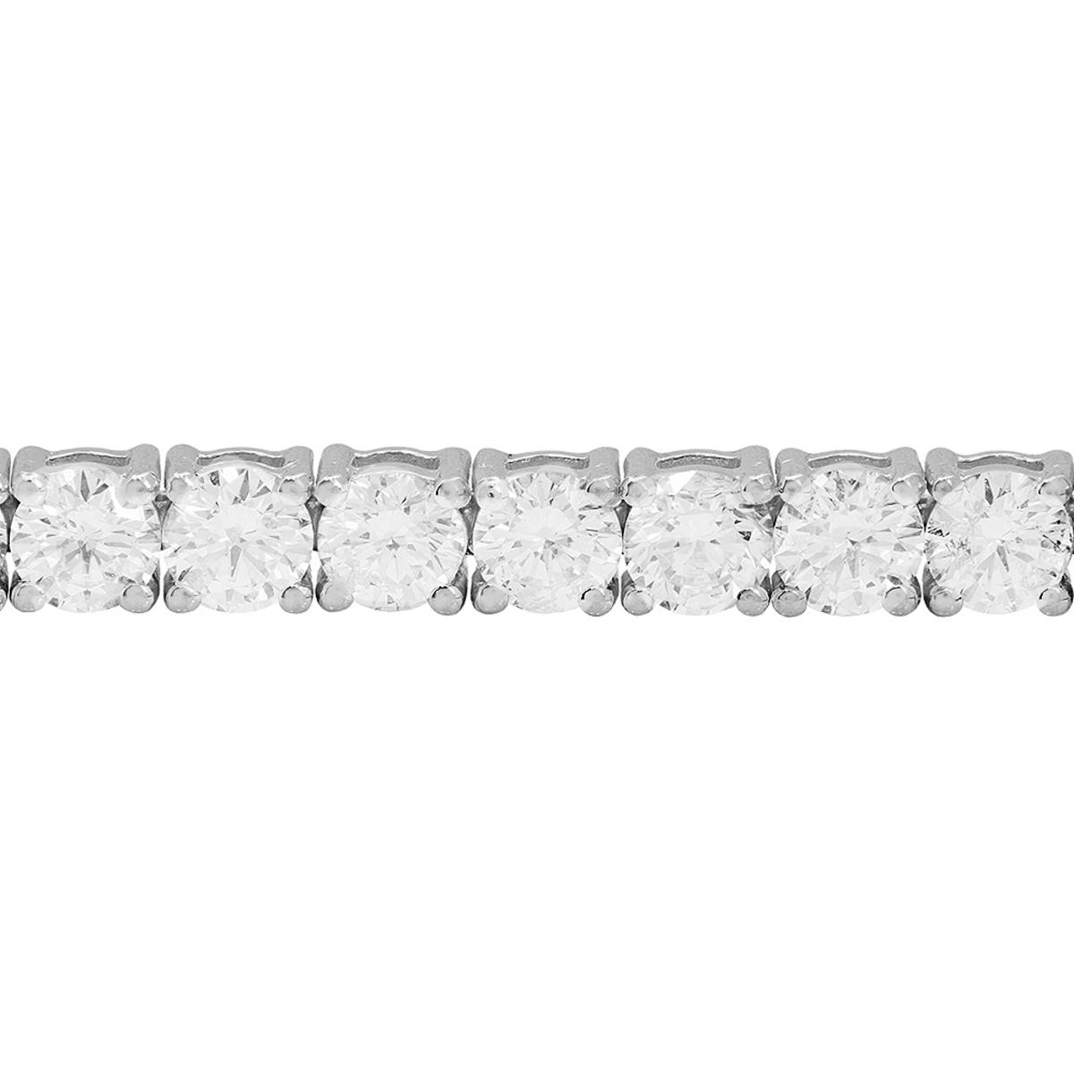 18k White Gold 7.83ct Diamond Tennis Bracelet
