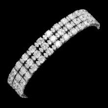 18k White Gold 16.46ct & 1.86ct Diamond Bracelet
