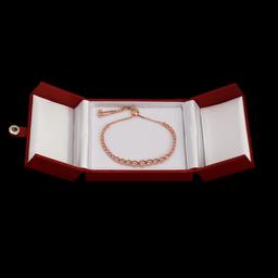 14k Rose Gold 2.67ct Diamond Bracelet