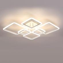 JINGUDA Modern LED Ceiling Light Fixture with Remote, 95W, Retail $80.00