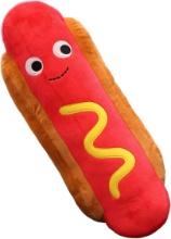 17 inch Stuffed Funny Realistic Hot Dog Plush Toy, Retail $20.00