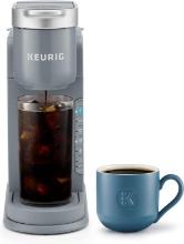 Keurig K-Iced Single Serve Coffee Maker - Brews Hot and Cold - Gray, Retail $100.00