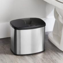 Better Homes & Gardens Hands Free Stainless Steel 1.58 Gal Trash Can, Retail $35.00