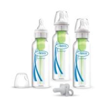 Dr. Brown'S Natural Flow Anti-Colic Options+ Narrow Baby Bottle 8oz/250mL, 3-Pack, Retail $20.00