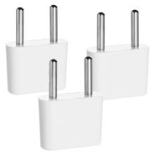 Travel Smart by Conair Continental Adapter Plug Set - 3pk, Color is Black and White, Retail $12.00