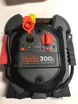 BLACK+DECKER 300 Amp Portable Jump Starter. $57 MSRP