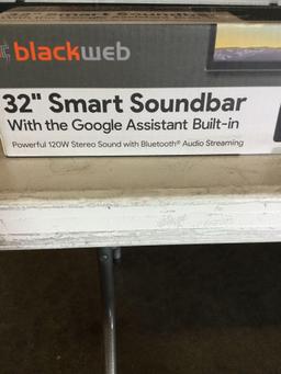 Blackweb BWC18SB001 2.0 Channel Google Assistant Smart Soundbar - $69.00 MSRP
