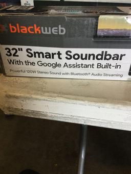 Blackweb BWC18SB001 2.0 Channel Google Assistant Smart Soundbar - $69.00 MSRP