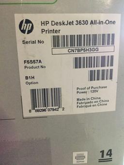HP DeskJet 3630 Color Inkjet All-in-One Printer - $79.99 MSRP