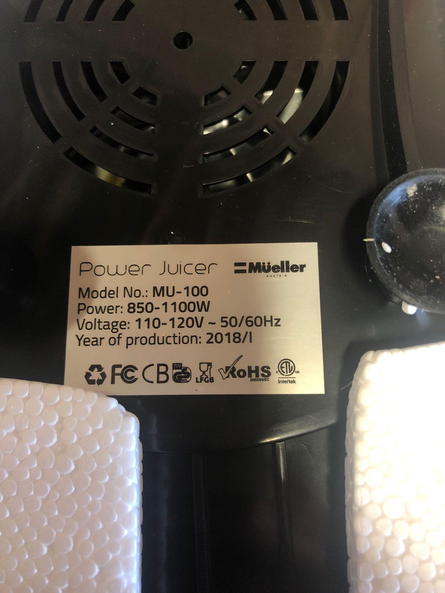 Mueller Austria Juicer Ultra 1100W Power - $59.97 MSRP