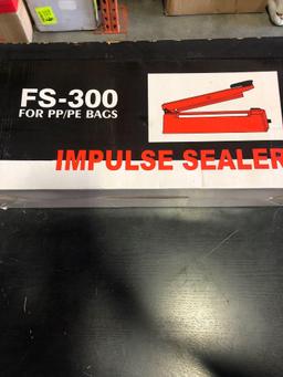 FS-300 12" Impulse Hand Sealer / Bag Sealer (3mm Seal) from ABC Office - $55.95 MSRP