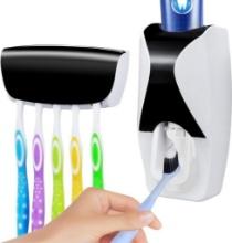 WAYCOM Dust-Proof Toothpaste Dispenser Toothpaste Squeezer Kit (Black), $11.98 MSRP