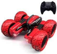 Threeking RC Rotating Stunt Cars Flowering Remote Control Cars Toys with Lights, $29.99 MSRP