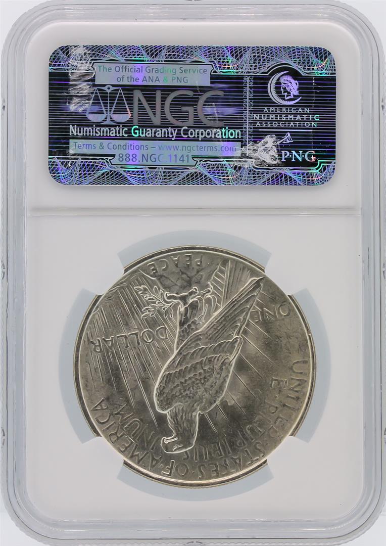 1922 NGC MS63 Peace Silver Dollar