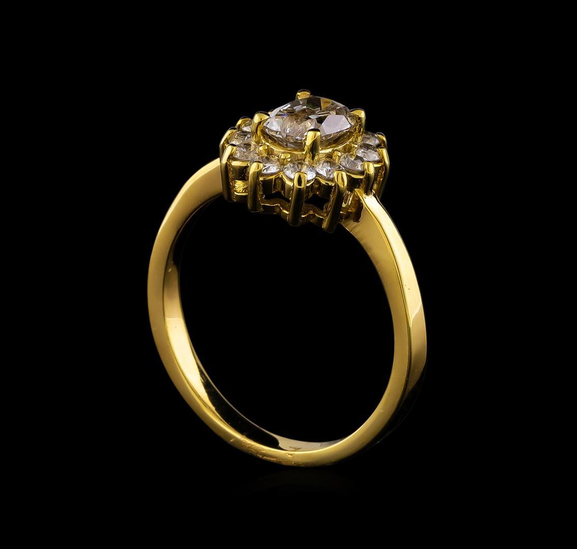 0.95 ctw Diamond Ring - 14KT Yellow Gold