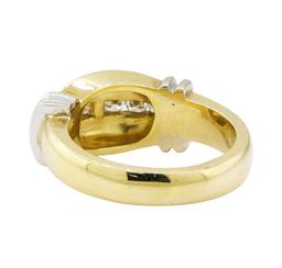 0.40 ctw Diamond Ring - 14KT Yellow and White Gold