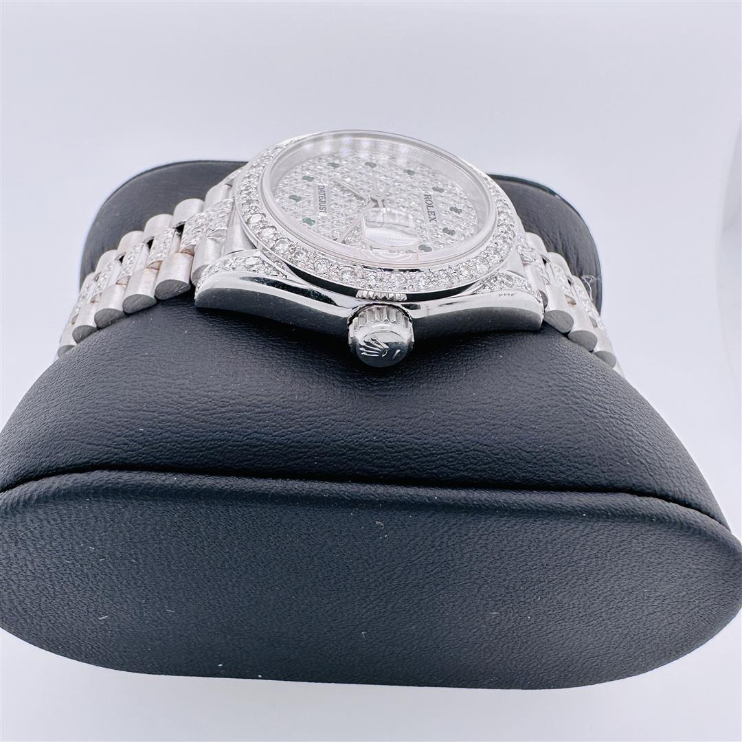 Ladies Rolex President White Gold and Diamond Wristwatch
