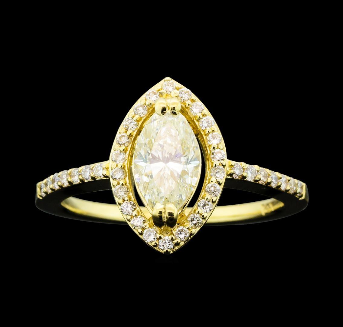 1.16 ctw Diamond Ring - 14KT Yellow Gold