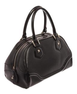 Louis Vuitton Black Epi Leather Bowling Montaigne PM Satchel Bag
