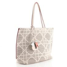 Christian Dior Shopping Tote Perforated Leather Medium