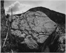 Adams - Rocks at Silver Gate, Yellowstone National Park