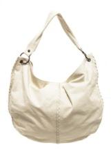 Bottega Veneta White Leather Hobo Bag