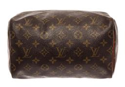 Louis Vuitton Brown Monogram Canvas Speedy 25 Satchel Bag