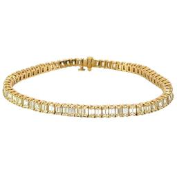 11.50 ctw Diamond Tennis Bracelet - 18KT Yellow Gold