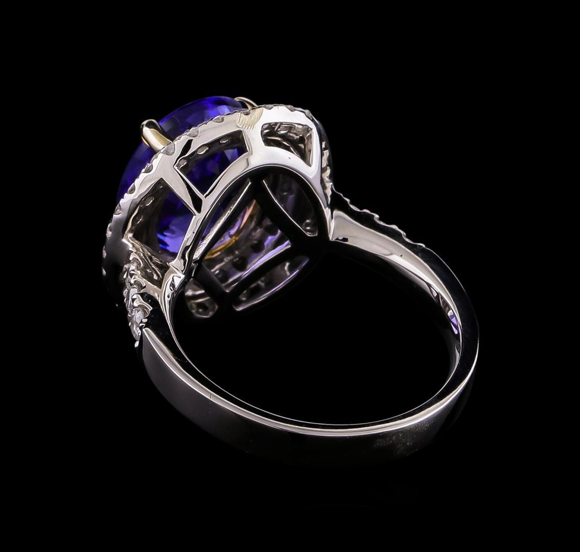 14KT Two-Tone 2.01 ctw Tanzanite and Diamond Ring