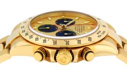 Rolex Mens 18K Yellow Gold "Paul Newman" Champagne Dial Daytona 40MM With Rolex