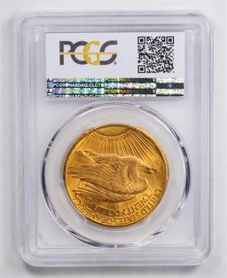 1924 $20 Double Eagle Gold Coin PCGS MS63