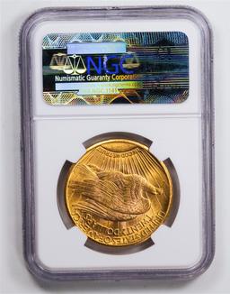 1926 $20 Double Eagle Gold Coin NGC MS63