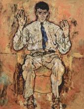 Egon Schiele - Portrait Of Albert Paris Von Gtersloh