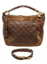 Louis Vuitton Monogram Brown Calfskin Audacieuse Handbag