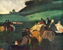 Edgar Degas - Riders In The  Landscape