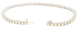 10.27 ctw Diamond Tennis Bracelet - 14KT White Gold