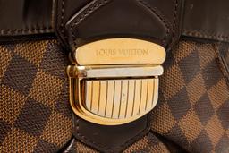 Louis Vuitton Brown Damier Ebene Sistina PM Shoulder Bag