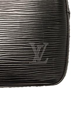 Louis Vuitton Black Epi Leather Pont Neuf Satchel Bag
