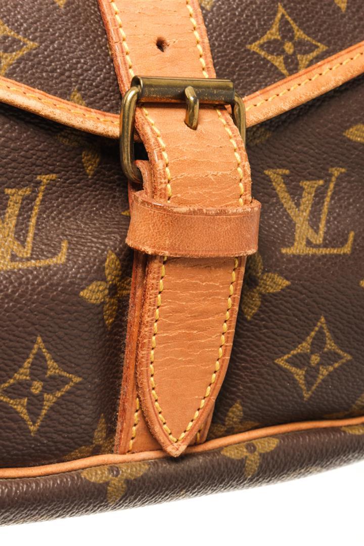 Louis Vuitton Brown Monogram Canvas Saumur 35 Shoulder Bag