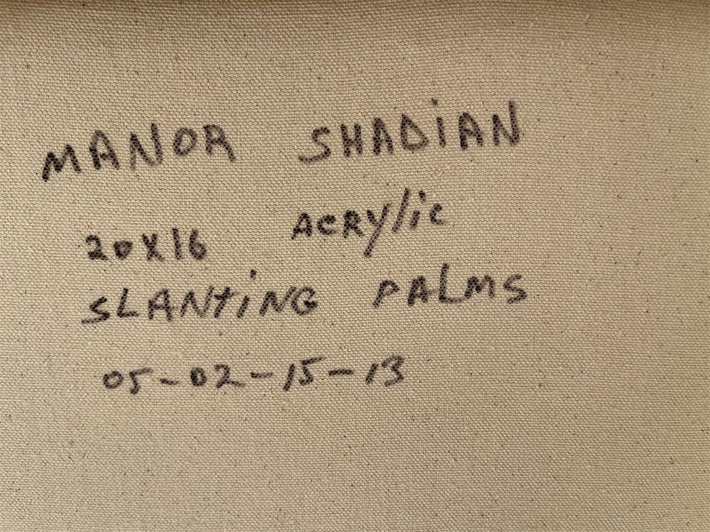 Slanting Palms by Manor Shadian