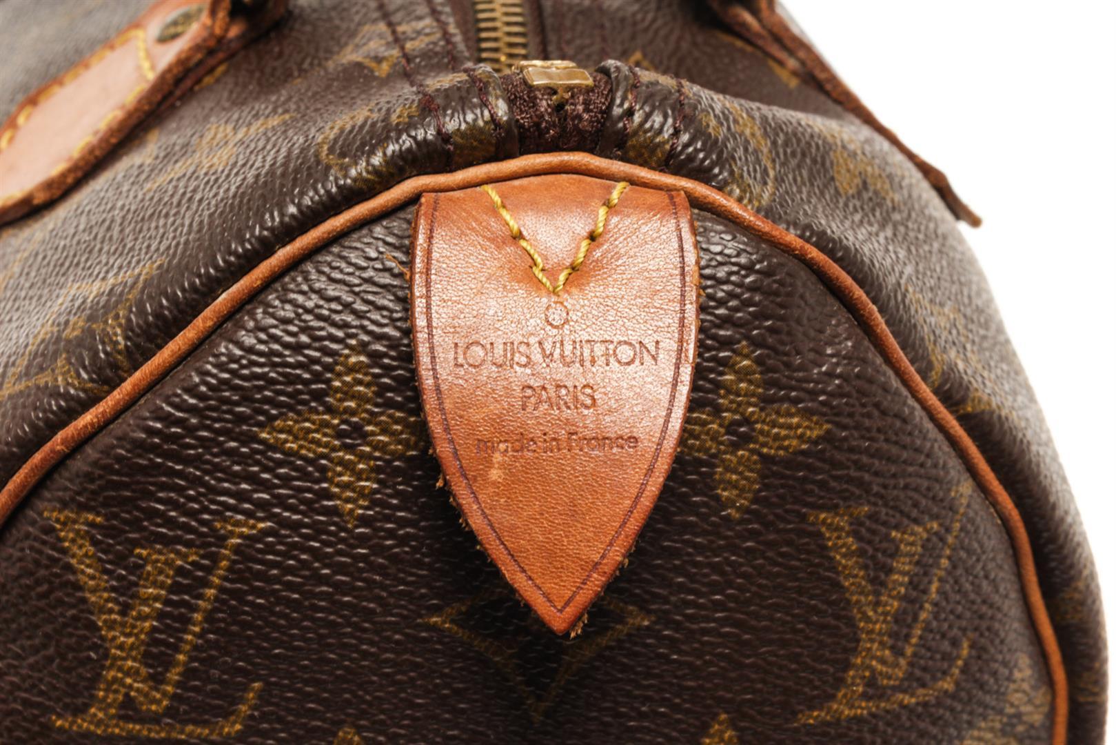 Louis Vuitton Brown Monogram Speedy 25 Satchel Bag