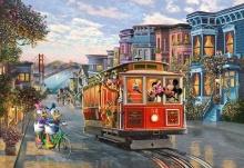 Mickey and Minnie in San Francisco by Kinkade Studios