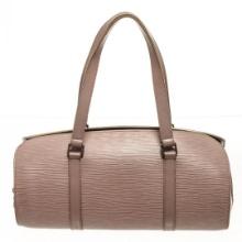 Louis Vuitton Lilac Epi Soufflot Bag