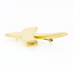 Estate Vintage Tiffany & Co. Paloma Picasso 18k Yellow Gold Large "X" Pin Brooch