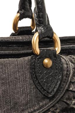 Louis Vuitton Black Monogram Denim Neo Cabby MM Shoulder Bag