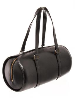 Louis Vuitton Black Epi Leather Soufflot Tote Bag