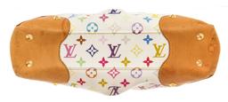 Louis Vuitton White Multicolor Monogram Judy MM Shoulder Bag